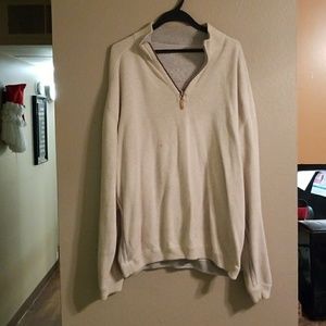 TOMMY BAHAMA Men's large 1/2 zip sweater